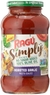Roasted Garlic Pasta Sauce ( Ragu , USA )