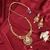 Firoza Gold Plated Polki Necklace Set