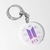 Purplebees BTS SIGNATUREkeychain  | for Purplebees BTS k-pop fan merch gift | Metal 58mm | Home Key Student Bag