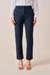 Solid Straight Fit Polyester Women's Formal Wear Trousers