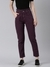 SHOWOFF Women's High-Rise Clean Look Non Stretchable Purple Regular Fit Jeans
