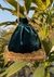 Teal velvet potli bag