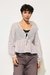 Polka Dots Cotton Round Neck Women's Top