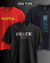 Combo - Blazing Shadow - Regular Fit Casual T-shirt (Pack of 3)