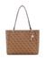 Guess Women's Brown PU Printed Tote Bag