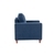 neudot Roman Sofa for Living Room |1 Person Sofa|Premium Fabric with Cushioned Armrest | 3 Years Warranty|Solid Wood Frame|1 Seater in Dusky Blue Color
