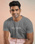 Men's Regular Fit - Casual T-Shirt - अंतः अस्ति प्रारंभः (Grey)