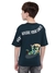 Octave Boys Typography Drop-Shoulder Sleeves Pockets T-Shirt