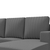 NEUDOT Roman RHS Sectional Sofa for Living Room |6 Person Sofa|Premium Fabric with Cushioned Armrest | 3 Years Warranty|Solid Wood Frame|6 Seater in Graphite Grey Color