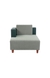 neudot Hailey Fabric Right Aligned Chaise Lounger in Misty Green|RHS | for Living Room| Guest Room | Dual Color