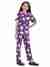 Ninos Dreams Peterpan Girls 100% cotton Night Suit Unicorn Printed Half sleeves with Pyjama-Purple