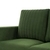 neudot Roman Sofa for Living Room |2 Persons Sofa|Premium Fabric with Cushioned Armrest | 3 Years Warranty|Solid Wood Frame|2 Seater in Emerald Green Color