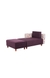 neudot Hailey Fabric Chaise Lounger RHS in Floral Paradise Purple Colour