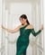 One shoulder mermaid gown