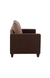 NEUDOT Saya Dual Color Sofa for Living Room |2 Persons Sofa|Premium Fabric with Cushioned Armrest | 3 Years Warranty|Solid Wood Frame|2 Seater in Saya Duo Brown Color