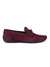 ROSSO BRUNELLO BURGUNDY MENS MOCCASINS