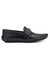 ROSSO BRUNELLO MEN NAVY MENS MOCCASINS