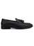ROSSO BRUNELLO MEN BLACK LOAFERS