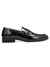 Rosso Brunello Mens Black Loafers