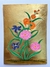 Mughal Flowers Painting On Gold Foil