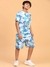 Ninos Dreams Boys Tie Dye Print Coord Set with T-Shirt & Shorts