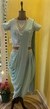 Mint dhoti saree