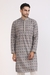 Albion Mens Premium Quality Grey Kurta Pyajama