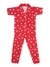 Ninos Dreams Cotton Girls Night Suit Panda Printed Half sleeves-Red
