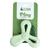Ezra Play Triangle Dart - Light Green Rubber Toy