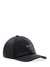 Guess Black Polyurethane Solid MEN Cap