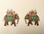 Mughal Elephant Pair Miniature Painting