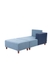 neudot Hailey Fabric Chaise Lounger LHS in Mirage Blue Colour