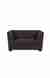 neudot Lexus Sofa for Living Room |2 Persons Sofa|Premium Fabric with Padded Armrest | Solid Wood Frame|2 Seater in Earth Brown Color