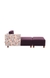 neudot Hailey Fabric Chaise Lounger RHS in Floral Paradise Purple Colour