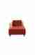 neudot Hailey Duet Fabric 1 Seater Right Aligned Lounger | L Shape | RHS | Comfortable Sofa Dual Color | Living Room | Bed Room | Rusty Cider Orange Colour