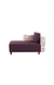 neudot Hailey Duet Fabric 1 Seater RHS Lounger in Floral Paradise Purple Colour