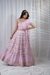 Iris Chevron Lehenga set