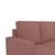 NEUDOT Roman LHS Sectional Sofa for Living Room |6 Person Sofa|Premium Fabric with Cushioned Armrest | 3 Years Warranty|Solid Wood Frame|6 Seater in Ceramic Pink Color