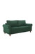 neudot Melody Sofa for Living Room |3 Persons Sofa|Premium Fabric with Padded Cushioned Armrest | Solid Wood Frame|3 Seater in Castle Green Color