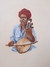 Musician Miniature Painting