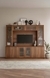 NEUDOT Dizi Engineered Wood TV Entertainment Unit - Brown | TV Unit for Living Room | TV Cabinet with 10 Door & Open Shelf Storage, TV Console | 1 Year Warranty