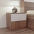 neudot Petra BST Set of 2 Engineered Wood Bedside Table - Leon Teak DIY(Do-It-Yourself)