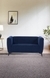 neudot Diva Sofa for Living Room |2 Persons Sofa|Premium Fabric with Cushioned Armrest | 3 Years Warranty|Solid Wood Frame|2 Seater in Cobalt Blue Color