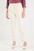 Solid Blended Fabric Regular Fit Women's Formal Trousers
