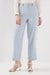 Solid Blended Fabric Straight Fit Women's Formal Trousers