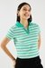 Yarn Dyed Cotton Collared Women's Top