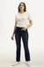 High Rise Blended Fabric Slim Fit Women's Jeans