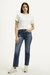 High Rise Cotton Straight Fit Women's Jeans