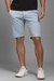 Textured Blended Fabric Slim Fit Men's Shorts