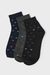 Cotton Ankle Length Men's Ankle Socks Assorted Pack of 3